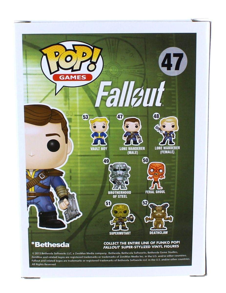 Funko POP Games: Fallout - Lone Wanderer Male Action Figure