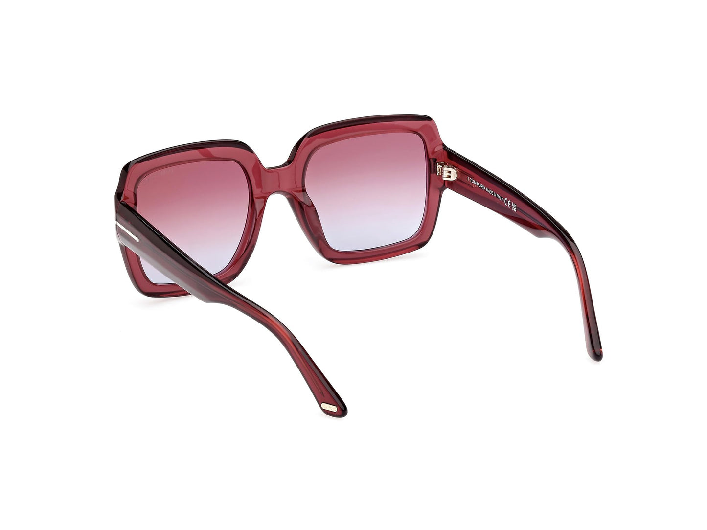 Tom Ford Sunglasses FT 1082 66Y Shiny Dark Red /