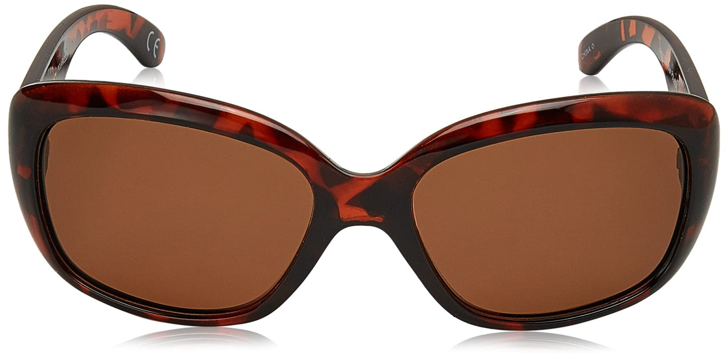 Foster Grant Womens Election Sunglasses, Tortoise/Amber, 52 Mm US