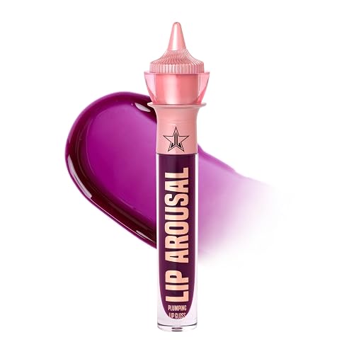 Jeffree Star Cosmetics Lip Arousal Lip Plumper, 7 Colors, 4ml/0.14 fl. Oz., with Peptides, Jojoba Oil, Avocado Oil, Vitamin E, Chili Pepper Extract,