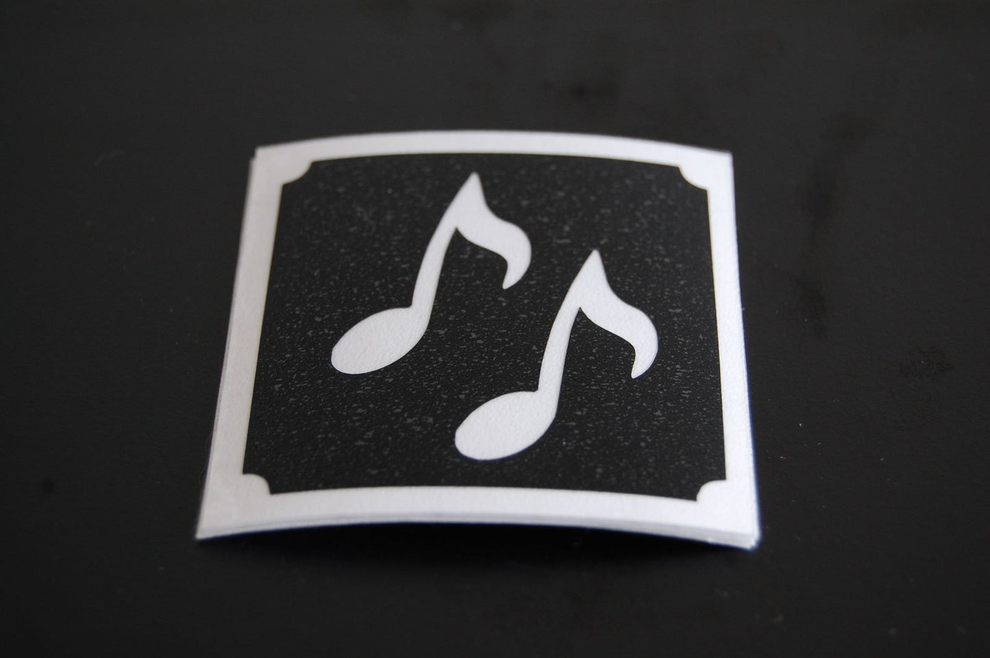 Music Notes Make Up Stencil- 5 Pack