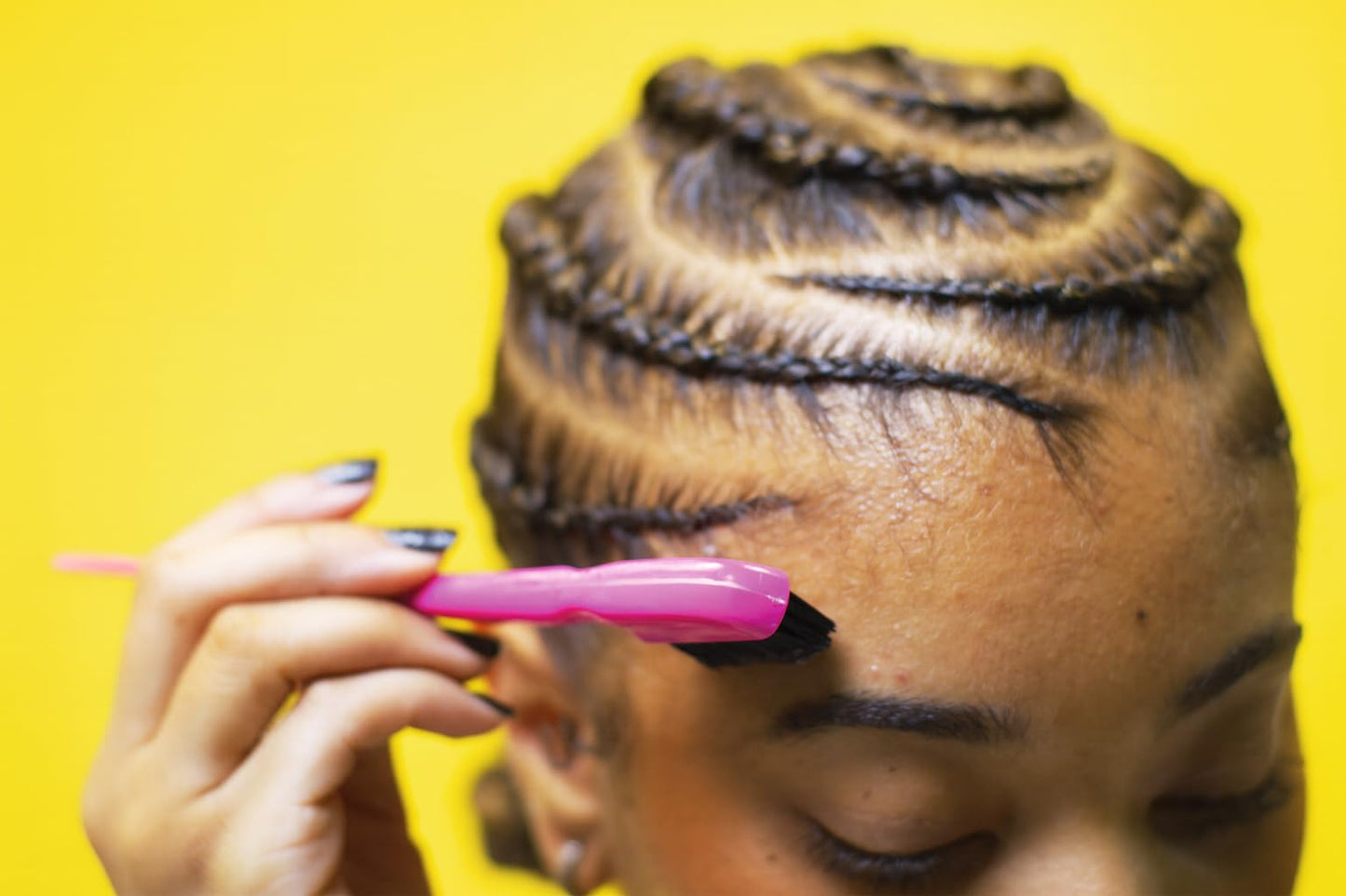 Black Panther Edge Control Gel For 4C Natural And Relaxed Hair, Enriched With Multi Vitamins, Non-Greasy, Non-Flaking, No White Cast, 24 hrs hold