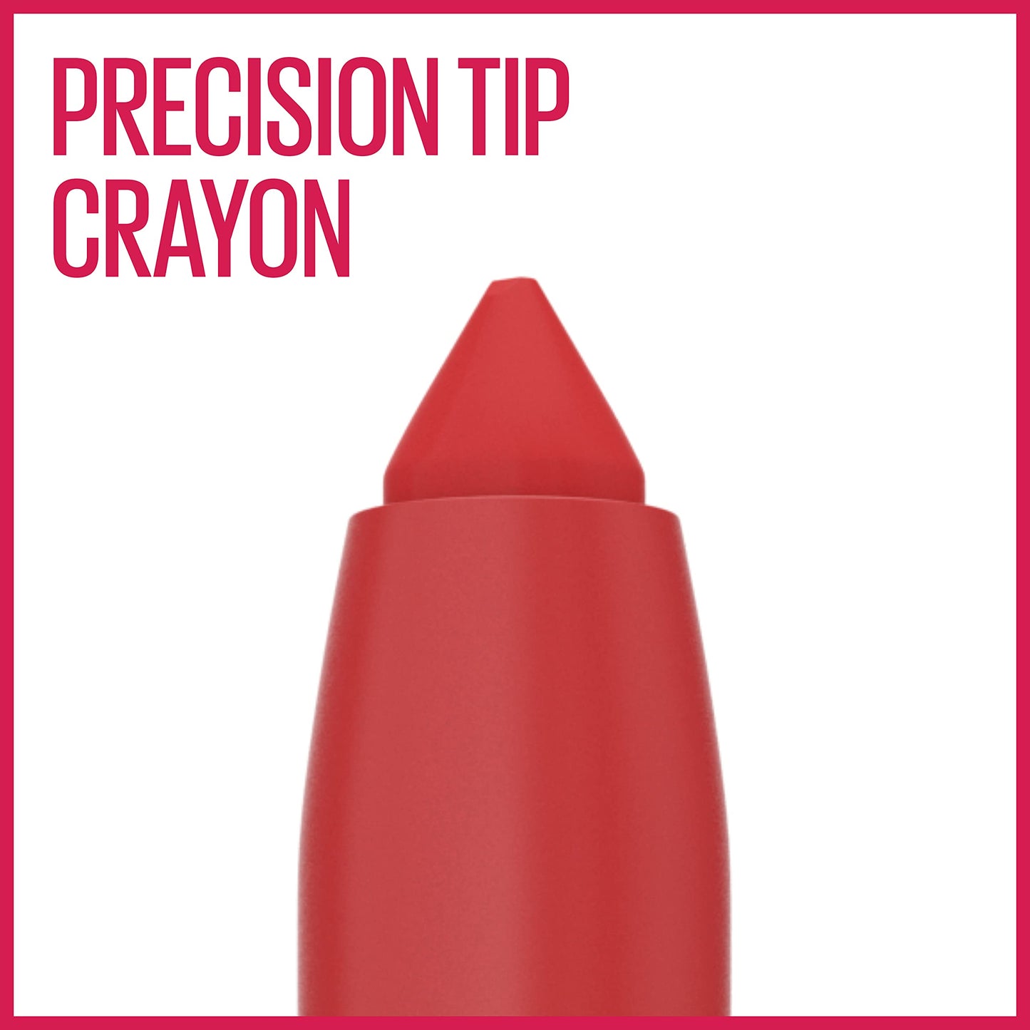Maybelline Super Stay Ink Crayon Lipstick Makeup, Precision Tip Matte Lip Crayon with Built-in Sharpener, Longwear Up To 8Hrs, Make Moves, Red Nude, 1