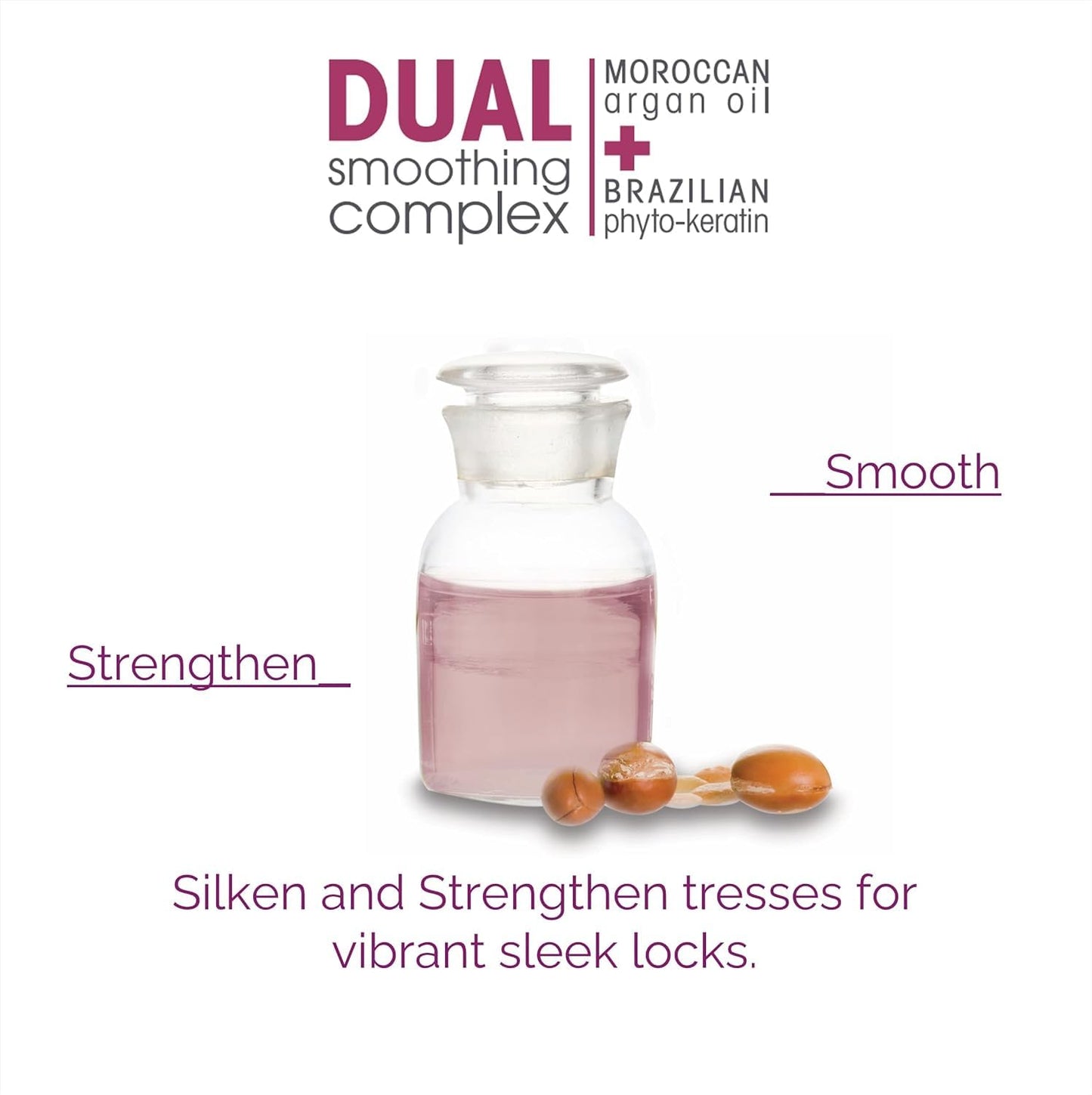 GIOVANNI 2chic Ultra Sleek Hair Styling Wax - Brazilian Phyto-Keratin & Moroccan Argan Oil, Strong Hold Keeps Hair In Place, Nourishing Anti-Frizz