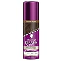 Schwarzkopf Keratin Color Root Temporary Hair Color Spray, Medium Brown, Instant Gray Coverage, Thicker, Fuller-Looking Roots, Easy-to-Use, No