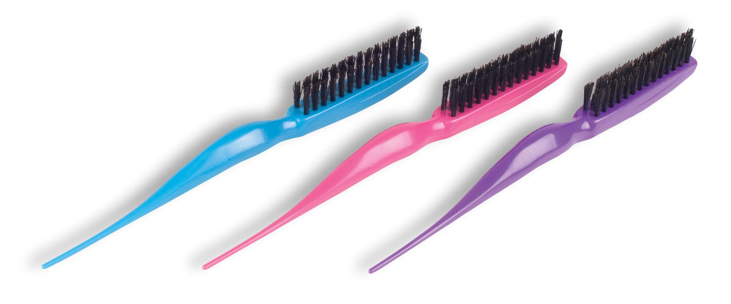 Cricket Amped Up Teasing Hair Brush - Adds Major Volume and Shine, Heat Resistant, Ideal for Slick Back, Updos, and Detangling All Hair Types,