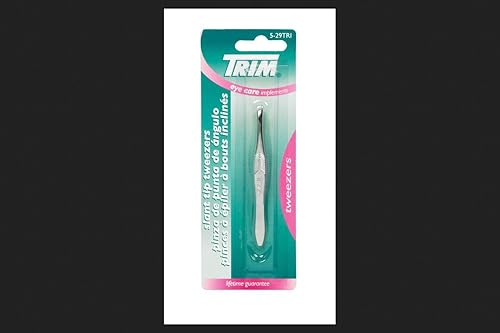 Trim Silver Tweezers 1 pk
