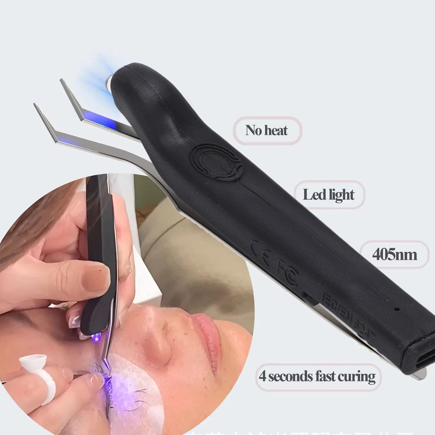 Asixxsix Handheld U V Light for Gel Nails, Fast Curing Nail Lamp Portable Mini Nail Dryer for Curing Gel Polish Glue, Cordless Small Curing Light Mini Beauty and Personal Care Asixxsix