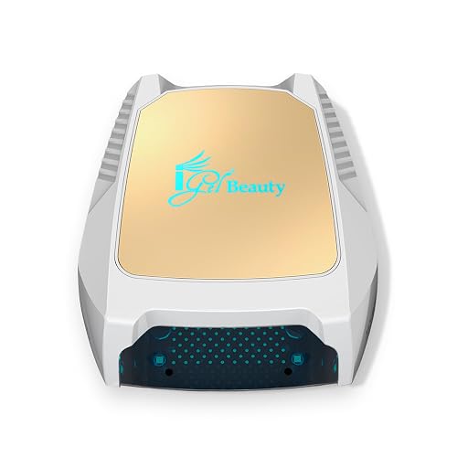 iGel Beauty Hybrid PRO 2.0 UV/LED Nail Lamp - 48W Wireless Rechargeable Nail Dryer, Full Hand Curing, Smart Motion Sensor, Removable Tray, Cordless Beauty & Personal Care iGel Beauty