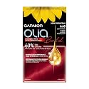 Garnier Olia Bold Ammonia Free Permanent Hair Color (Packaging May Vary), 6.60 Light Intense Auburn, Red Hair Dye, Pack of 1