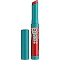 Maybelline Green Edition Balmy Lip Blush, Formulated With Mango Oil, Bonfire, Blue Red, 1 Count