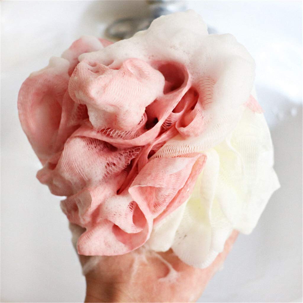Towel Body Exfoliating Body Brush Towels Body Shower Sponge Loboh Bath Shower Pouf Pouf Mesh Ball Exfoliating Premium Scrubber Exfoliating Wipes Beauty and Personal Care zxb-shop