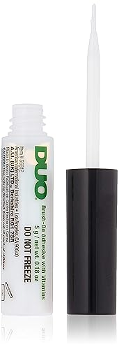 Duo Brush-On Striplash Adhesive White/Clear, 0.18 Ounce (Pack of 2)