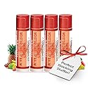 RaGaNaturals All Natural Tropical Moisturizing Lip Balm, Nourishing Lip Care For All Day Hydration, 100% Natural, Handmade with Love in USA