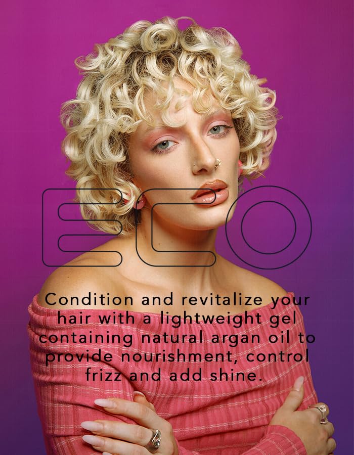 Eco Style Moroccan Argan Oil Styling Gel - Promotes Healthy Hair - Nourishes And Repairs - Delivers Long Lasting Shine - Provides Maximum Hold