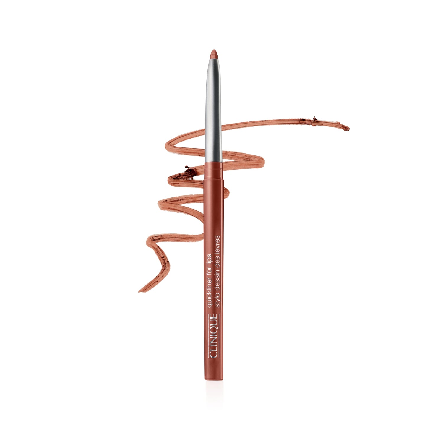 Clinique Long Lasting Quickliner Lip Liner | Non-Drying + No Sharpening, Nude Honey
