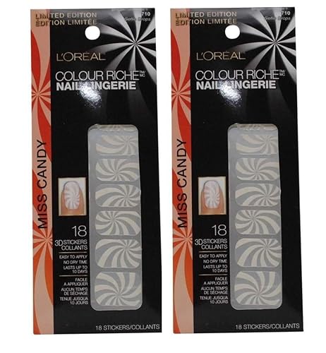 Pack of 2 L'Oreal Paris Colour Riche Nail Lingerie, Gellie Drops 710