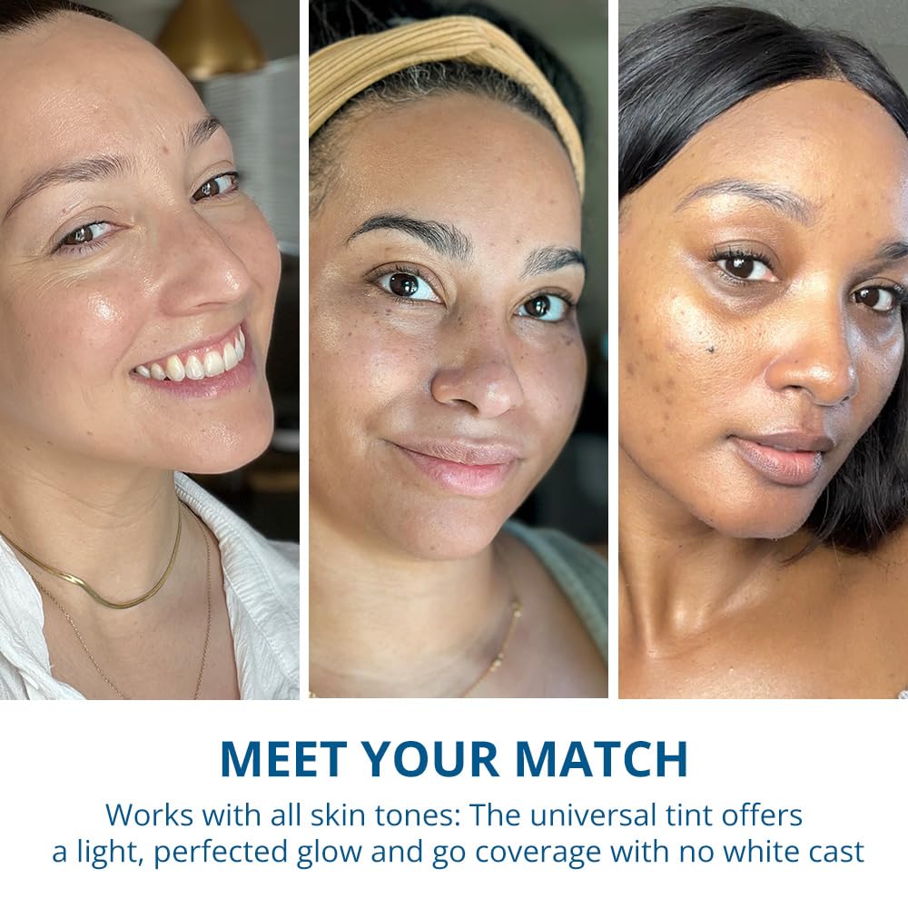 goPure Glow Pure Tinted Mineral SPF 40 PA+++ Face Sunscreen – Dermatologist-Tested Tinted Moisturizer with SPF, Reef-Friendly, Fragrance-Free