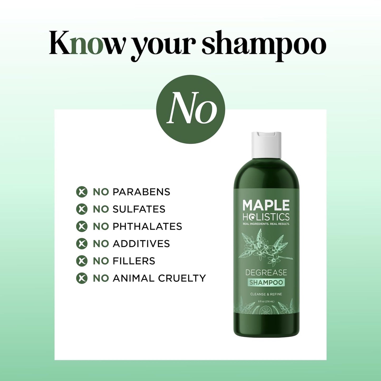 Clarifying Shampoo for Build Up and Oily Hair - Deep Cleansing Shampoo with Rosemary - Refreshing Lemon for Greasy Hair & Jojoba Oil for Scalp