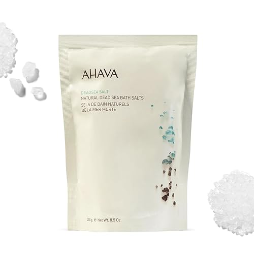 AHAVA Dead Sea Mineral Bath Salt- Intense Relaxation for Body & Mind, Elevates Moisture, Softens & Eases Sore Muscles, Enriched by Exclusive Dead Sea