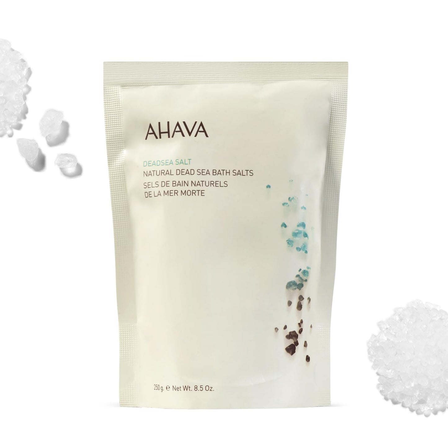 AHAVA Dead Sea Mineral Bath Salt- Intense Relaxation for Body & Mind, Elevates Moisture, Softens & Eases Sore Muscles, Enriched by Exclusive Dead Sea