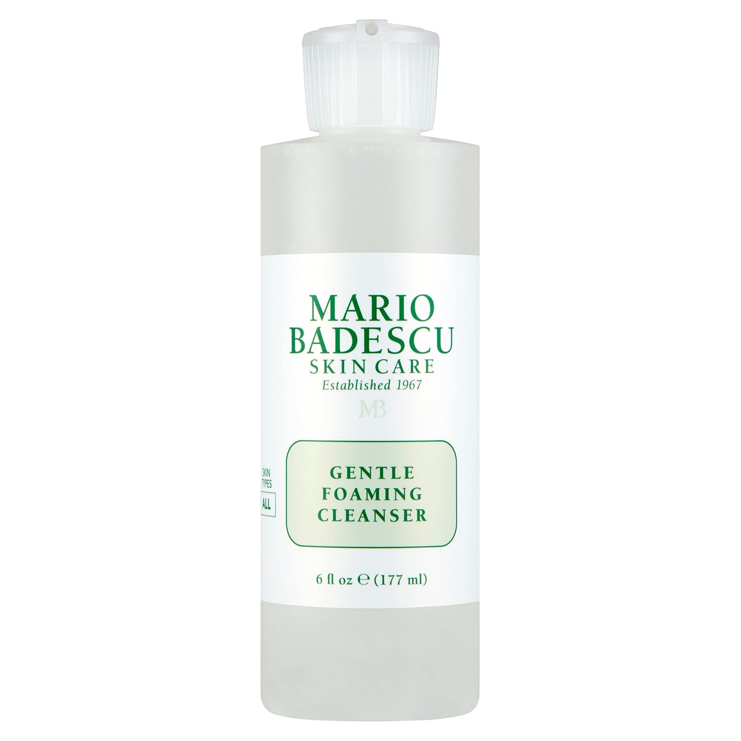 Mario Badescu Gentle Foaming Facial Cleanser, Deep Cleansing and Hydrating Face Wash for All Skin Types with Aloe Vera, Fermented Black Tea