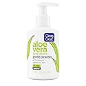 Clean & Clear Aloe Vera Gentle Facial Cleanser for Acne-Prone & Sensitive Skin, Oil-Free Daily Face Wash with Aloe Vera, Vegan, No Animal Testing