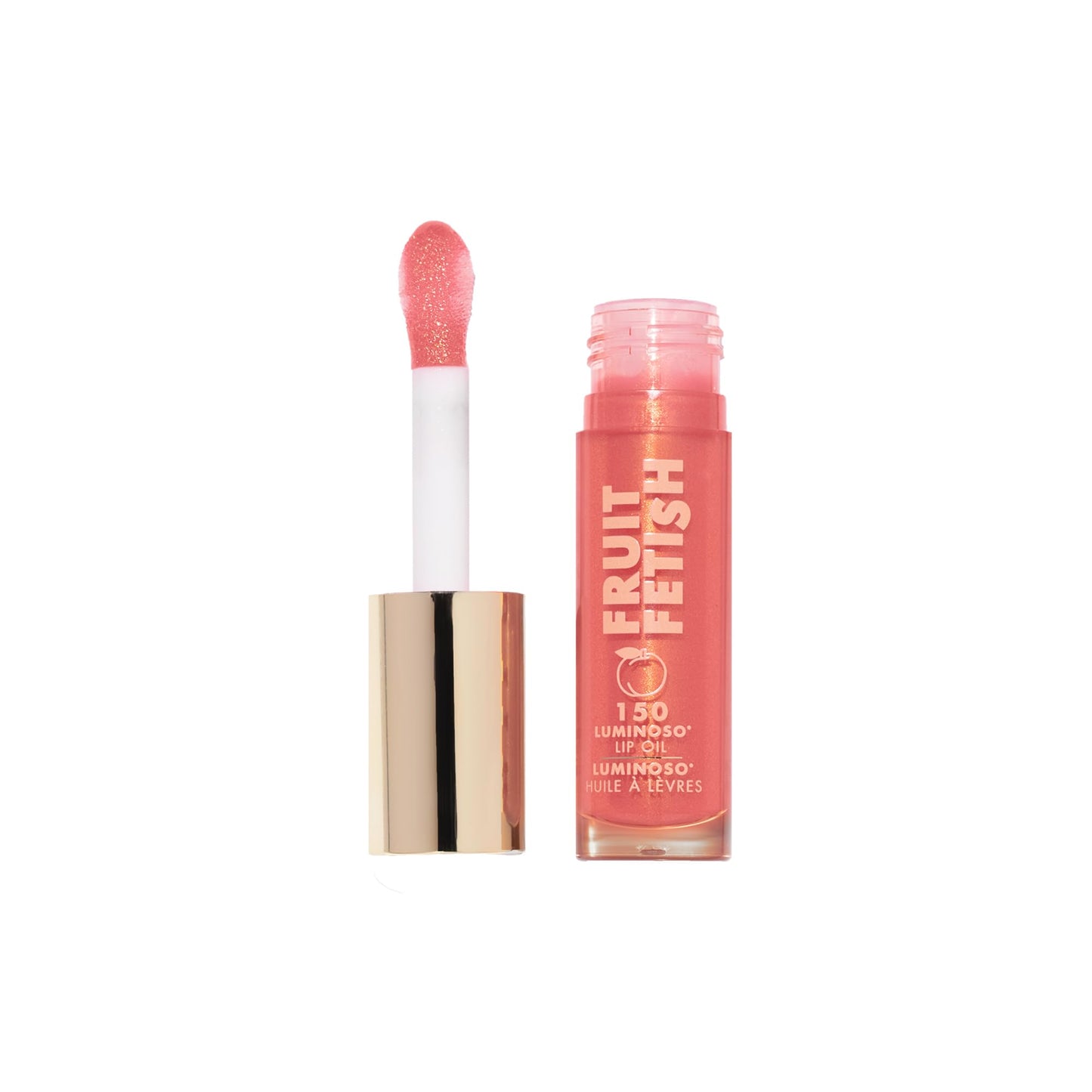 Milani Fruit Fetish Lip Oil, Tinted Lip Gloss & Hydrating Lip Oil Treatment, Moisturizing Non Sticky Clear Shine, High Shine Lip Balm for Dry Lips