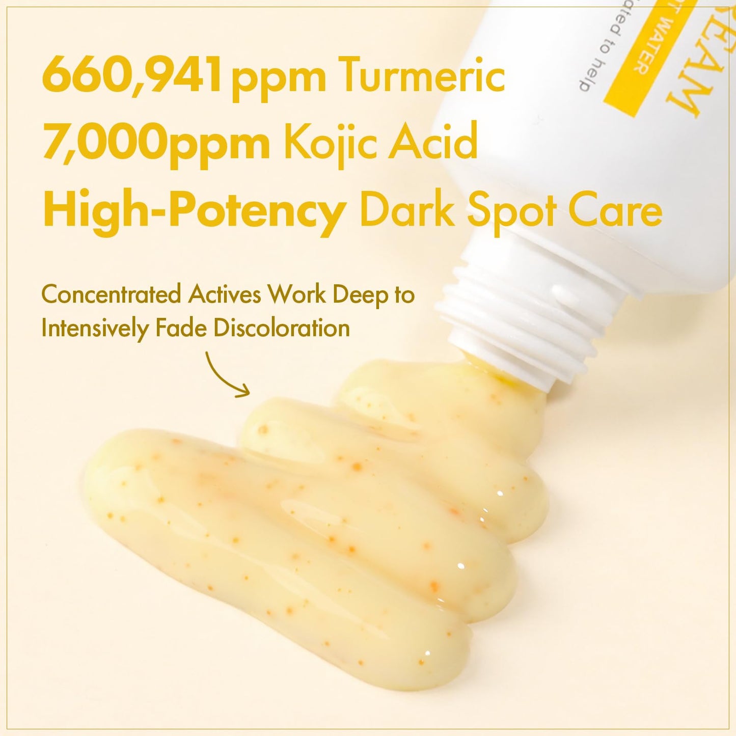 TOSOWOONG Kojic Acid Turmeric Cream, 99% Purity Kojic Acid 7,000ppm, 660,941ppm Turmeric, Dark Spot Corrector Capsule for Hyperpigmentation & Even Beauty and Personal Care TOSOWOONG