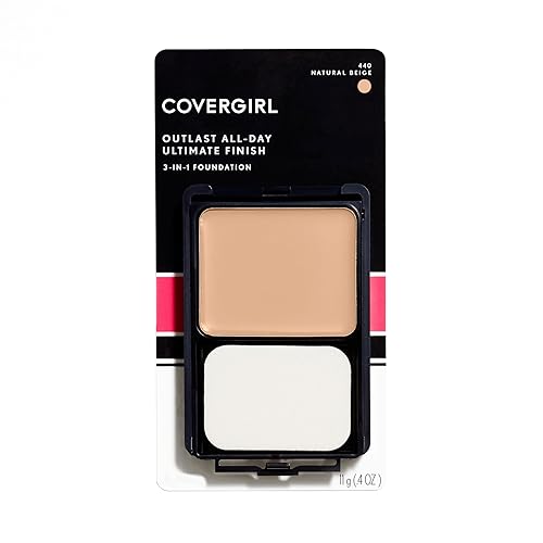 COVERGIRL Outlast All-Day Ultimate Finish Foundation, Natural Beige , 0.4 Ounce (Pack of 1)