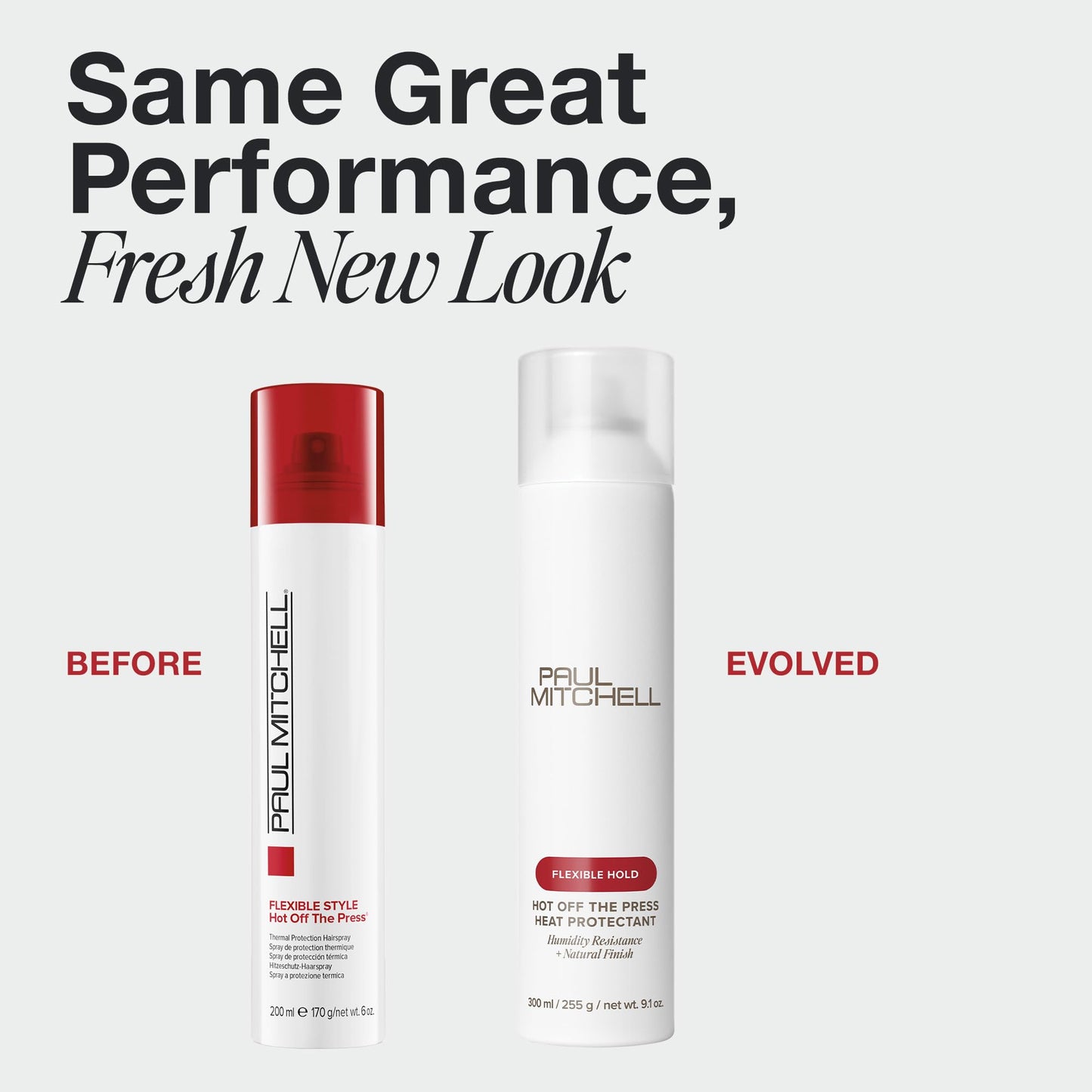 Paul Mitchell Hot Off The Press Thermal Protection Hairspray, Perfect Prep + Finish For Heat Styling, For All Hair Types, 6 oz