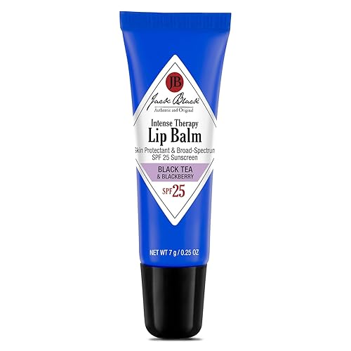 Jack Black Intense Therapy Lip Balm, Black Tea & Blackberry , 0.25 Ounce (Pack of 1)