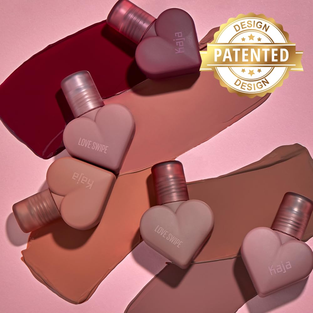 Kaja Lip Mousse - Love Swipe 04 Swipe Right - with Raspberry Seed Oil and Vitamin E, Buildable, Blendable, Moisturizing, Velvet Finish, Weightless Beauty and Personal Care Kaja