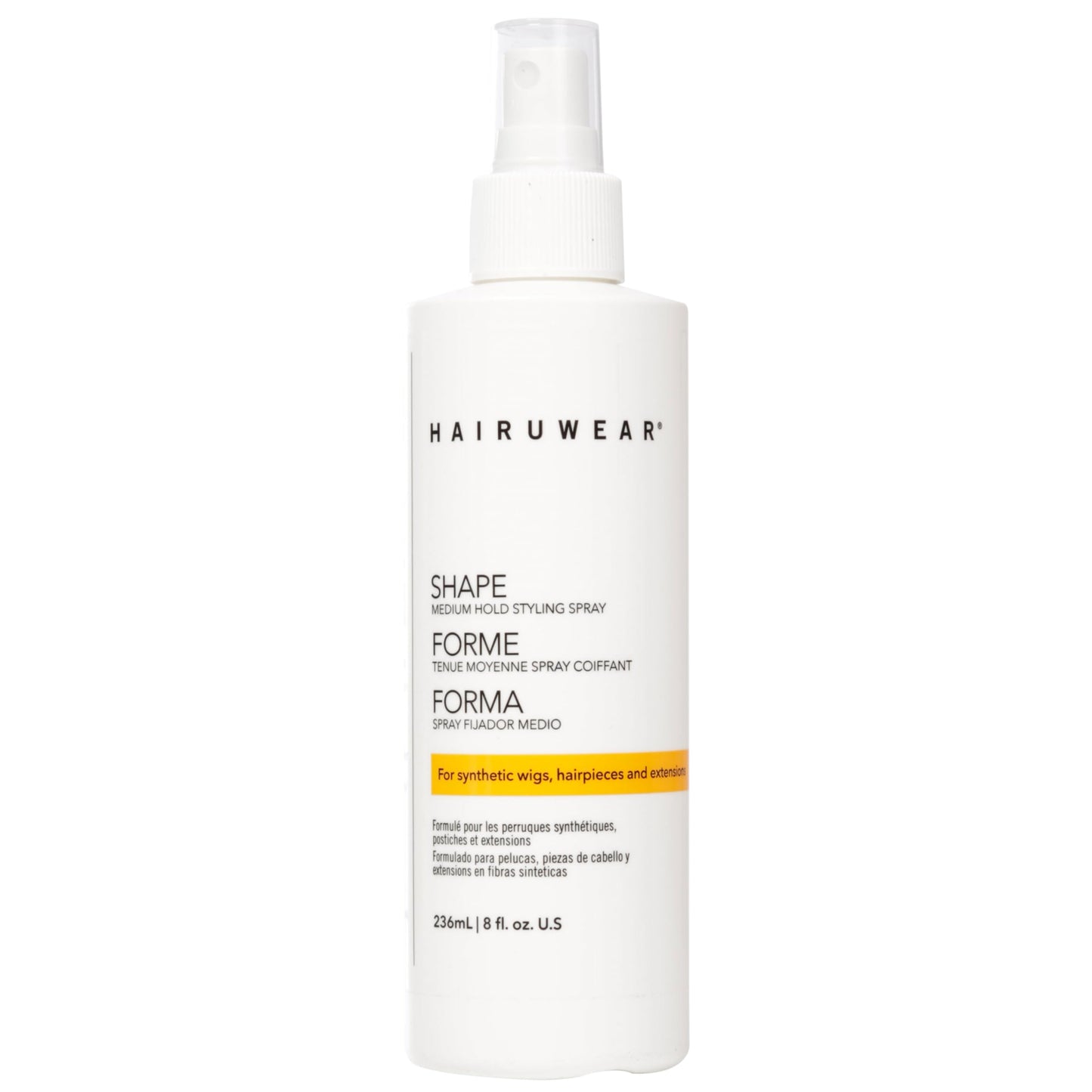 Medium Hold Hair Spray for Synthetic Wigs, Hairpieces, and Extensions - 8 fl oz