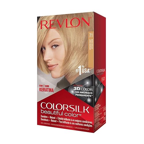 Revlon ColorSilk Hair Color, 71 Golden Blonde 1 ea (Pack of 3)