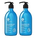 LUSETA Hyaluronic Acid Moisturizing Shampoo and Conditioner Set for Hair Frizz Control for Dry and Damaged Hair, with Argan Oil and Shea Butter