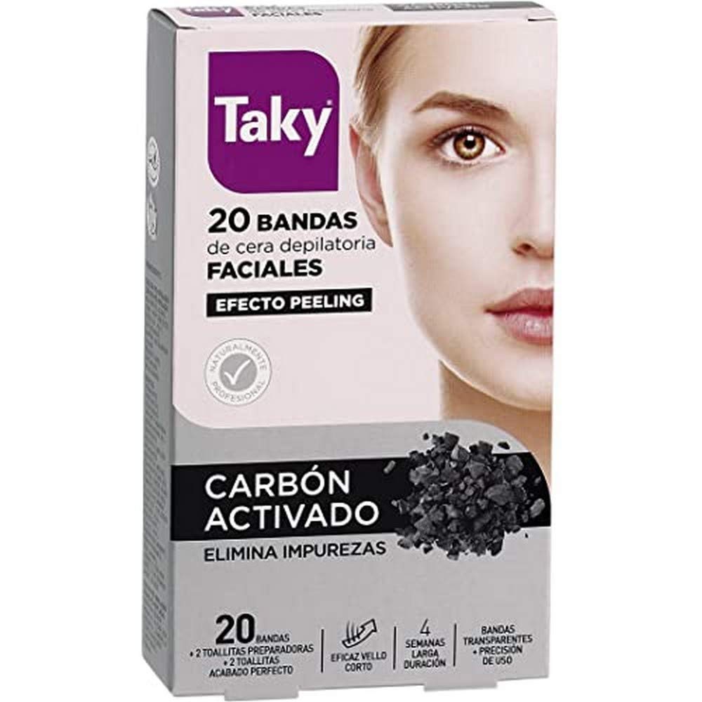 Activated Carbon Bands Facials Wax Tweezer 20 Units Beauty and Personal Care TAKY