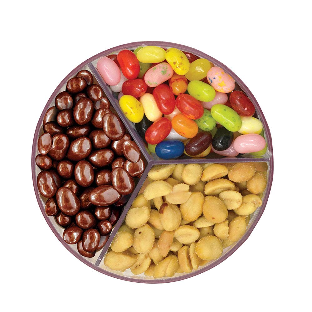 Handy Gourmet Original Triple Candy Machine-Fun Candy & Nut Dispenser-New & Improved (Pearl White), Standard (JB8450PWHI)