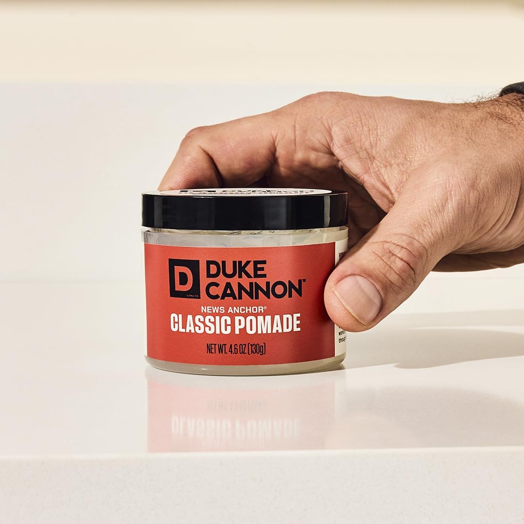Duke Cannon Supply Co. Flexible - 4.6 oz - Strong Hold, No Shine, Water-Based for Easy Washout, Adds Texture & Volume for Shorter Hairstyles (News