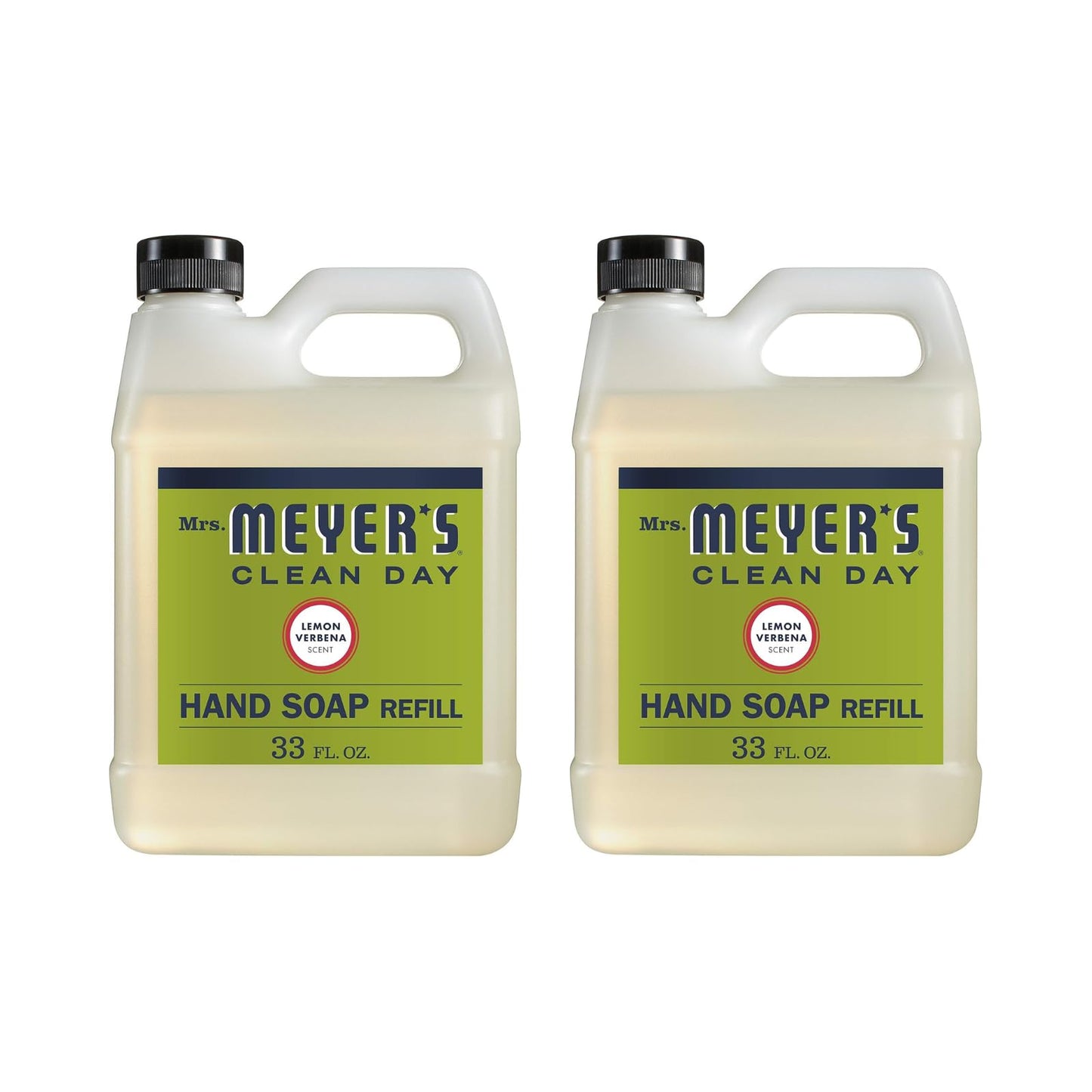 Mrs Meyers Liquid Hand Soap Refill, 33 Oz, Lemon Verbena Scent, Pack Of 2
