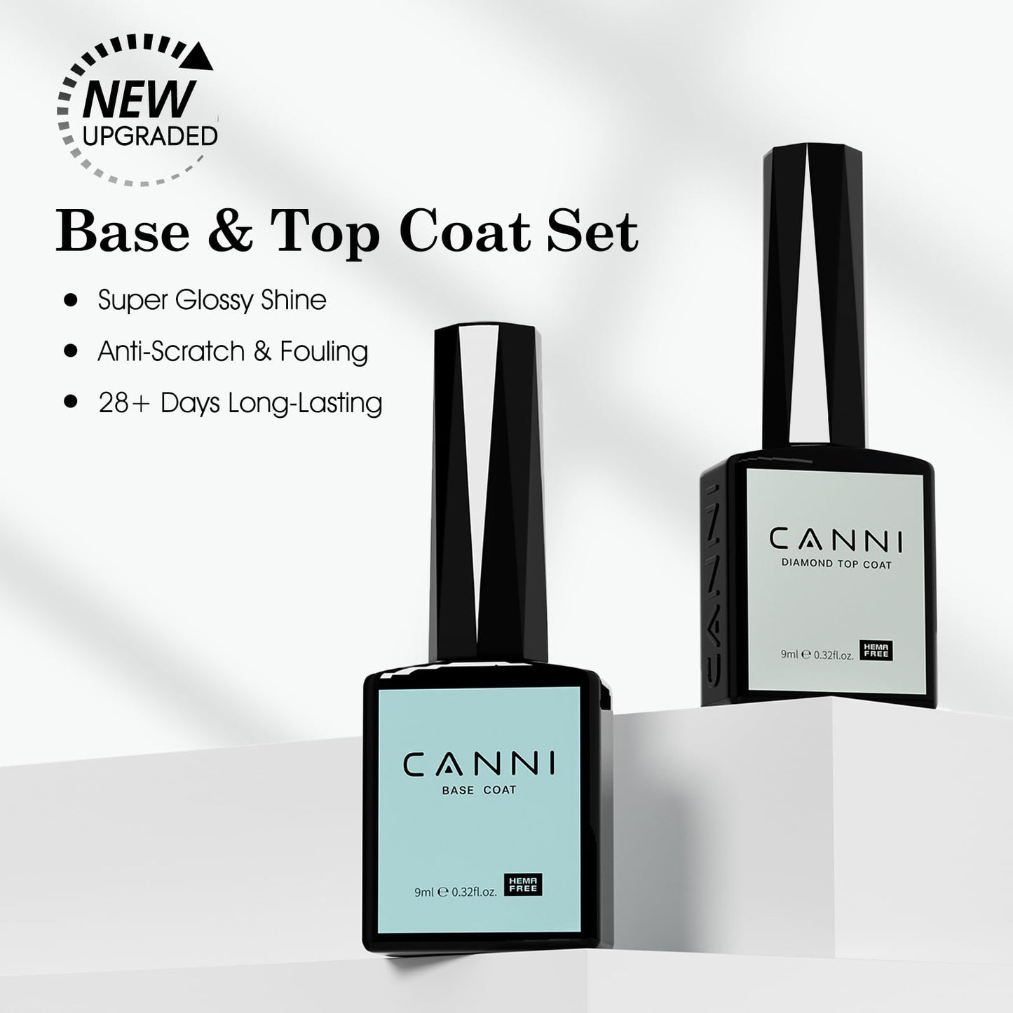 CANNI 2Pcs Gel Nail Glue for Acrylic Nails Tips and False Nails Tips Gel Nail Polish, UV Lamp Cure Beauty and Personal Care CANNI