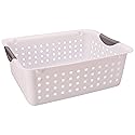 Sterilite 16248006 Medium White Ultra Basket, 2 Pack
