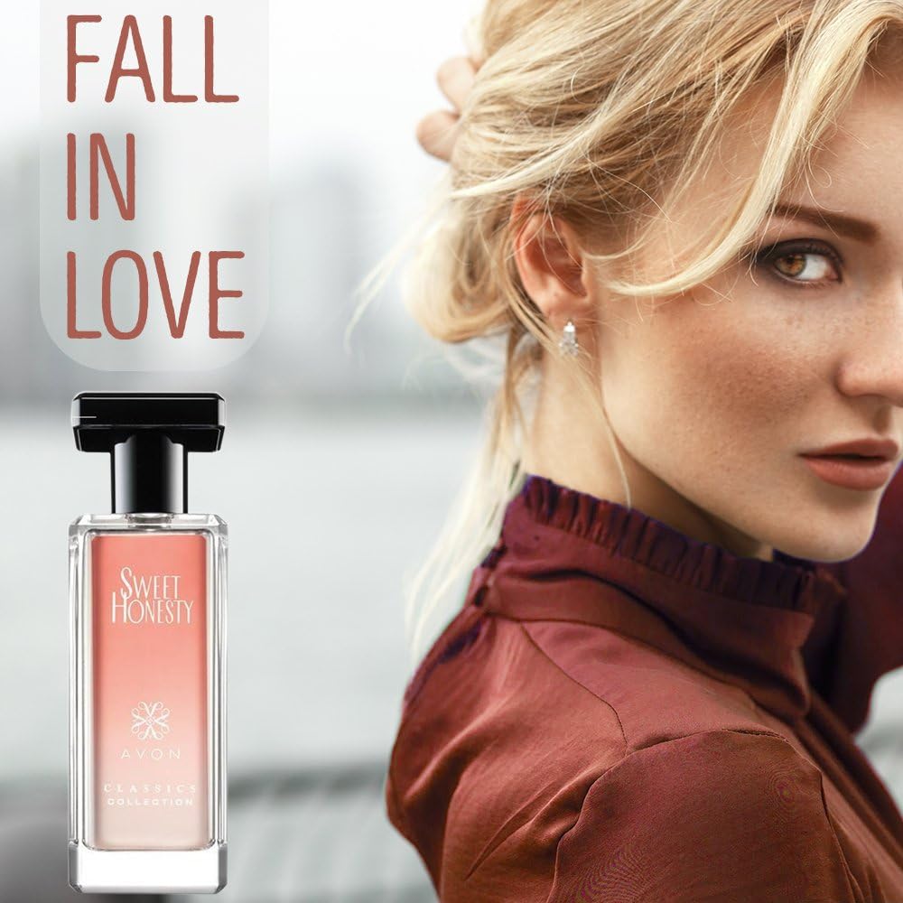 Avon Sweet Honesty Cologne 1.7 fl oz – Women’s Perfume with Lily of the Valley, Soft Rose & Cedarwood, Classic Floral Fragrance Gift