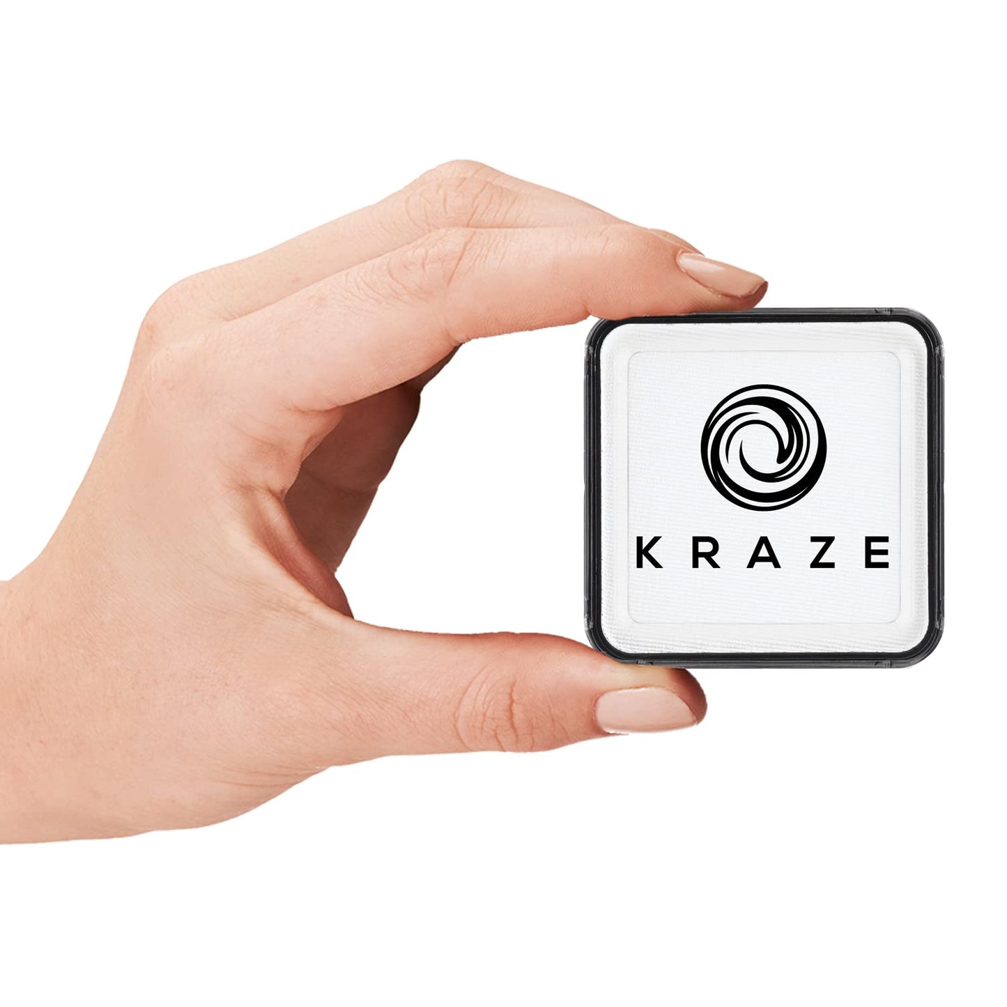 Kraze FX Square - White Face Paint (50 gm) - Hypoallergenic, Non-Toxic, Water Activated Professional Face & Body Painting Makeup Supplies for Adults