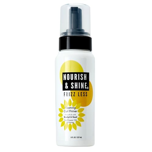 Nourish & Shine Frizz Less Foaming Curl Primer 8OZ