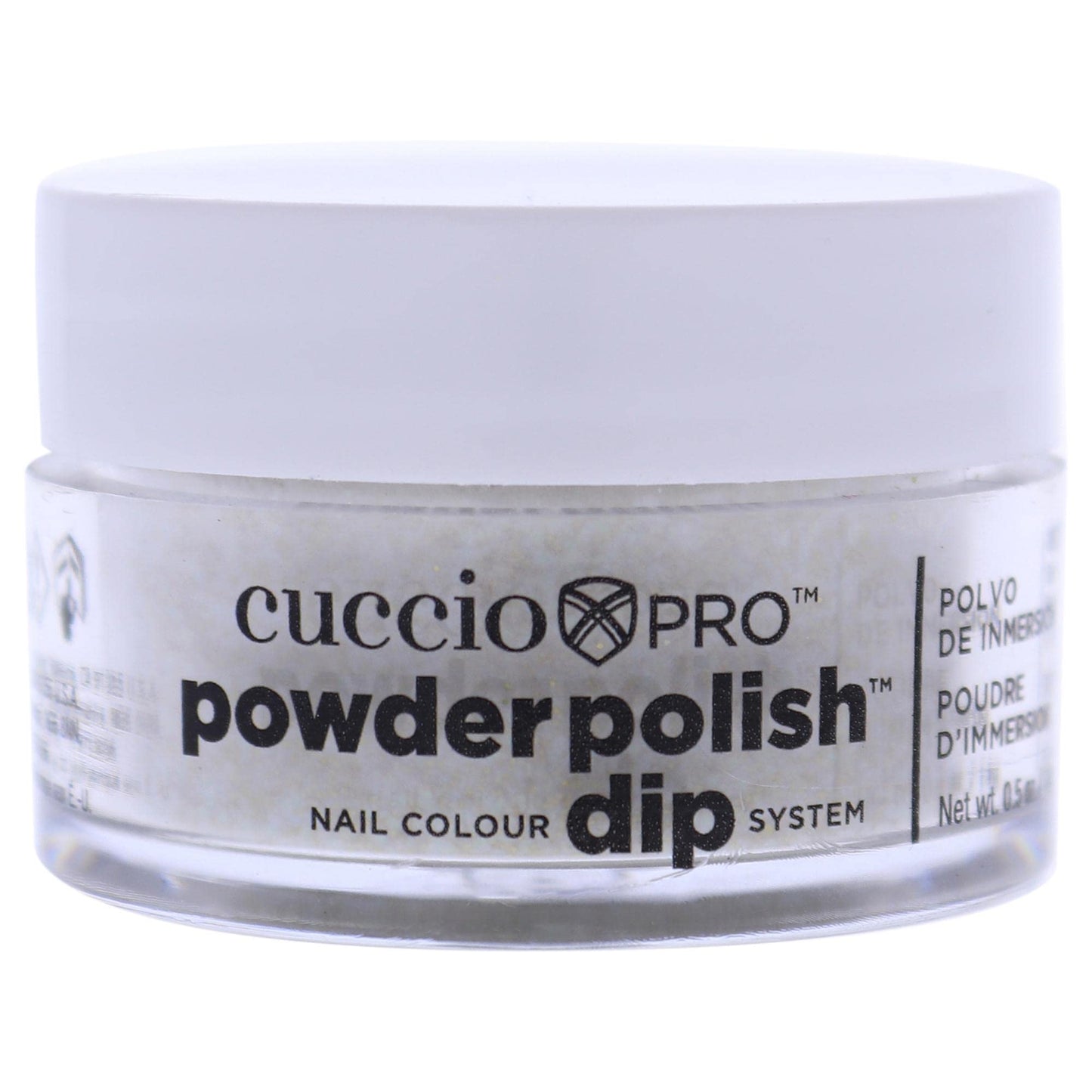 Pro Powder Polish Nail Colour Dip System - Gold Glitter by Cuccio Colour for Women - 0.5 oz Nail Powder Beauty & Personal Care Cuccio