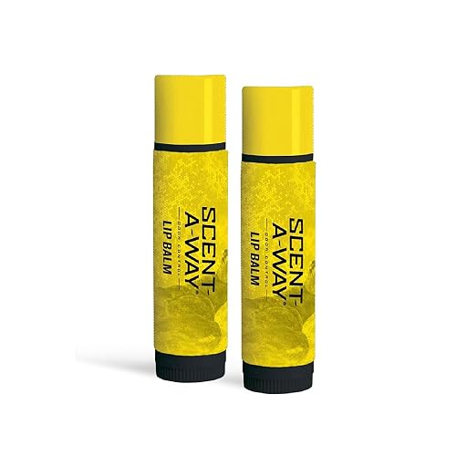 Hunters Specialties Scent-A-Way MAX Odorless Lip Balm, 2 Pack - SPF 30 Sunscreen Protection Long-Lasting Moisturizer for Dry Chapped Lips for Hunters