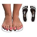 25 Pairs (50Feets) Spray Tan Feet Pads Disposable & Economic Black Feet pads for Spray tanning,Use in Tanning booth,Sunless Tanning at Home or Beauty