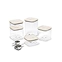 Caraway 13-Piece Glass Airtight Food Storage Containers with Lids - Non-Toxic, BPA-Free Kitchen Storage Containers - Stackable, Space-Saving Airtight…