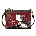 Chala Handbags Dog Mini Crossbody Handbag, Dog Mom